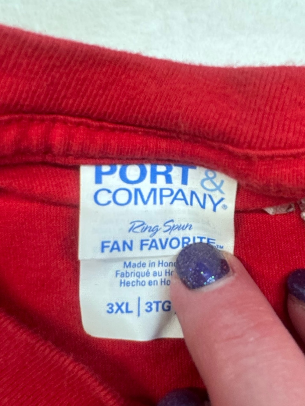 Port & Company Namast’ay at Home With My Cat Graphic Tee 3XL Red - Picture 8 of 9